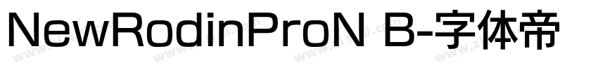 NewRodinProN B字体转换